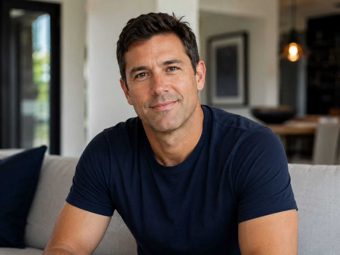 Man representing personalized men's hormone health and wellness care